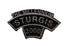 Vtg 2000 Sturgis Rally The Millennium Silver Tone Lapel Pin Hat Lanyard Pin picture