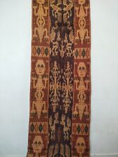 vintage beautiful Indonesian sumba ikat woven blanket textile panel item816 picture