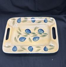Vintage WCL Serving Tray Platter Floral picture