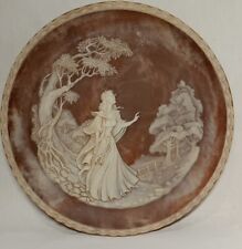 Cameo Collector Incolay Stone Plate # 2162 