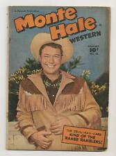 Monte Hale Western #33 GD/VG 3.0 1949 Low Grade picture