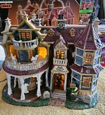 Lemax Spooky Town Black Cauldron Inn 2002 Retired Halloween Tested Vintage picture