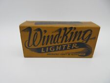 Vintage Myron Gray Wind King Lighter In Original Box w/ Extra Wicks WWII Era picture