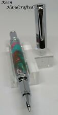 bb - Keen Handcrafted Handmade Magnetic Vertex Chrome Rollerball Pen picture