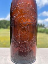 #565 Columbia Bottling Co. pre -pro Baltimore Branch Loopseal beer bottle ERROR picture