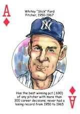 Whitey Ford Pitcher New York Yankees Single Swap Playing Card Edition 7 picture
