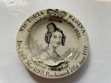 An incedibly Rare 1838 Queen Victoria miniture Coronation Plate / Dish picture