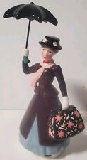 Vintage DISNEY Mary Poppins Figurine, Umbrella Carpet Bag, Excellent picture