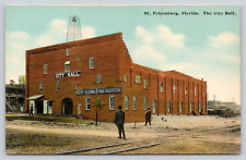 Postcard St. Petersburg, The City Hall, circa 1910s, Pinellas County A739 picture