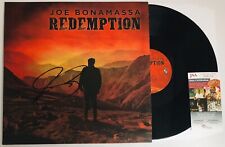 Joe Bonamassa Signed Redemption 2x LP Vinyl Record Guitarist Autographed JSA COA picture
