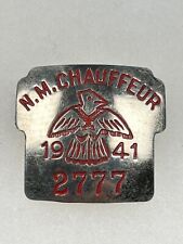 1911 NEW MEXICO CHAUFFEUR / DRIVER BADGE #2777 picture