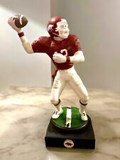 Vintage Arkansas Razorback Signed Football Player Resin Austin Sculpture 12