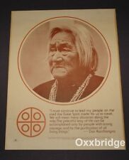 DAN KATCHONGVA Hopi Tribe POSTER Akwesasne Notes1972 Indian MOHAWK Native picture