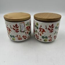 Ciroa Ceramic 5x5in Fall Canister Set BB01B23007 picture