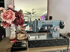 Rare Morse Straight Stitch Superdial Sewing Machine-R-5LV-Tested-Works Great picture