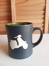 Starbucks 2011 Etched Vespa Scooter Moped Silhouette Collectible Mug 16 oz   picture