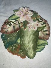 Vtg. Fitz and Floyd Exotic Jungle Bowl Dish 4-61 picture