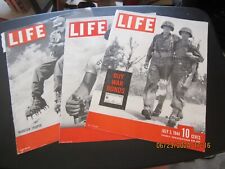 3 LIFE COVERS JULY,NOV. 1942 &JULY 3, 1944 picture