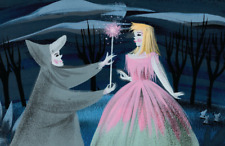 Mary Blair Disney Cinderella Fairy Godmother Magic Poster Concept Art picture