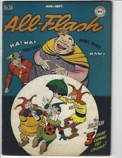 ALL-FLASH #24, 1946 DC COMICS, FN+/VF- CONDITION, BEAUTIFUL COPY, AFFORDABLE picture