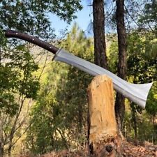 Custom Handmade Carbon Steel Blade Tactical Machete Sword| Hunting SwordFor Jose picture