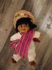 Vintage 1980s Mexico Hispanic Heritage Baby Doll  picture