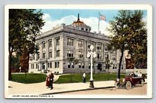 c1920 People Car Court House Grand Forks North Dakota P625 picture