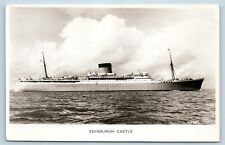 Postcard Union Castle Line RMS SS Edinburgh Castle Steamer Ship RPPC V6 picture