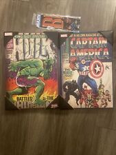 Marvels Superhero’s (Hulk And Captain America) Plus Bookmaker. Wall Plaques. New picture