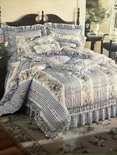 Vintage Touch Of Luxury Mervyn's Queen Sheet Set Floral Rosehall USA New Pillow picture