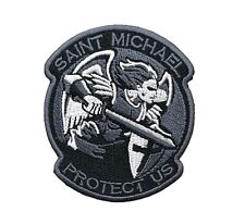 Saint Michael Protect Us 2 7/8 Inch Embroidered Patch PW F7D14C picture
