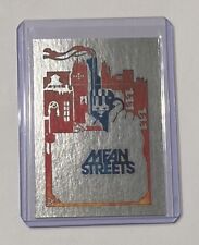 Mean Streets Platinum Plated Artist Signed “Martin Scorsese” Trading Card 1/1 picture