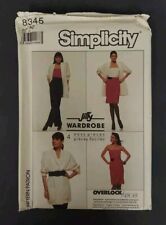 VTG Simplicity 8345 Pattern Misses Pants, Skirt, Camisole and Jacket Sz 10 Uncut picture