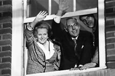 Margaret Thatcher, Denis Thatcher, Norman Tebbit, celebrate 1987 Old Photo 3 picture
