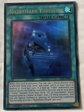 LEDE-EN061 Nightmare Throne Ultra Rare Yu-Gi-Oh Card 1st Edition picture