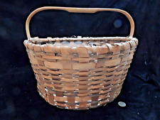 Antique Rare Huge Winnebago Gathering Basket Handle As Is Estate picture