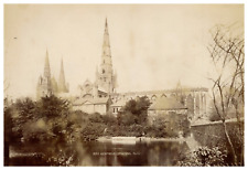 Samuel Poulton, England, Lichfield Cathedral Vintage Albumen Print Albu Print picture