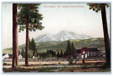 c1910 Mt. Shasta From Sissons California CA Antique Posted Postcard picture