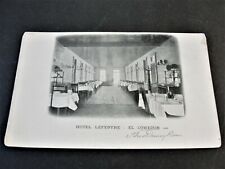  Republica del Honduras-Hotel Lefebvre, El Comedor-Union Postal-1900s Postcard.  picture