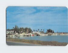 Postcard Yacht Basin & Docks Clearwater Beach Florida USA picture