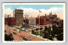 Cleveland OH-Ohio, Scenic Aerial View City, Vintage Postcard picture