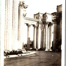 c1930s San Francisco Expo RPPC Palace of Fine Arts Real Photo Colonnades PC A100 picture