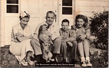 Brenemans Outside Encino Home Hollywood California CA Postcard Boradcasting Co picture