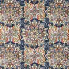 Lee Jofa Kilim Persian Carpet Rug Fabric- Granada Print / Denim 2 yd 2020220.524 picture