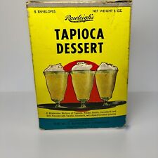 Vintage Rawleighs Tapioca Dessert Box Paper Label Advertising Very Rare picture