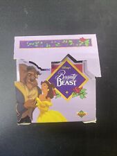 Disney Upper Deck 1992 Beauty & The Beast Cards BOX NOT SEALED 22 PACKS picture