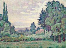 Dream-art Oil painting Landscape-with-Two-Cypresses-1905-Jean-Metzinger-oil-pain picture
