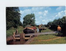 Postcard Narrow Boats Oxford Canal England picture