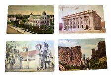 Set Of 4 Postcards-Posted 1907-1910- Utah Topographical picture