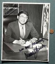 1975-95 California Congressman Norman Mineta signed autographed VINTAGE photo--- picture